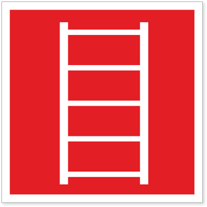 Знак Пожарная лестница