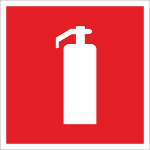 Знак Пожарный огнетушитель