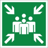 Знак «Место сбора при эвакуации»