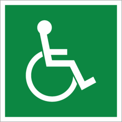 Табличка Доступность для инвалидов всех категорий