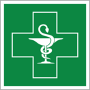 Знак «Крест аптечный»