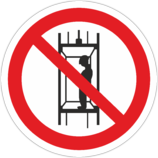 Знак «Запрещается транспортировка пассажиров»