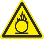 Знак «Пожароопасно, окислитель»