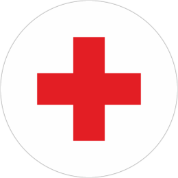 Наклейка Красный крест
