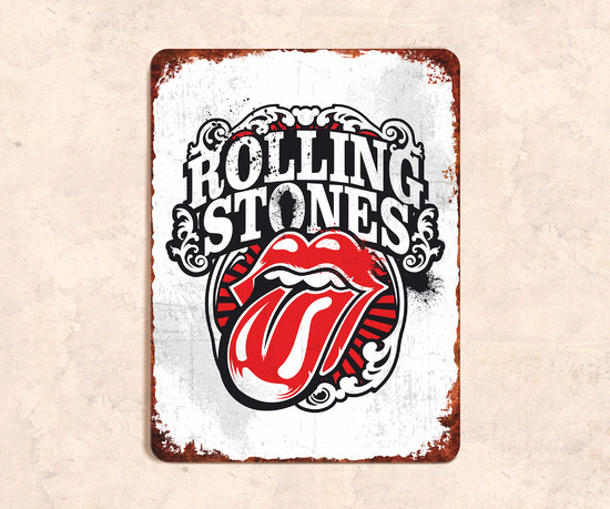 Табличка Rolling stones