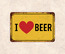 Табличка I love beer