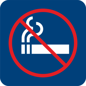 Курение запрещено табличка из ПВХ
